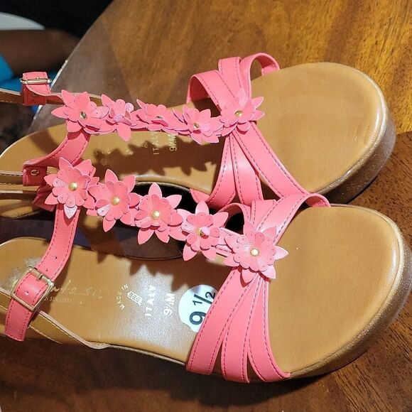 ZOLIA CONTASA ITALIAN SHOEMAKERS WEDGE STYLE OPEN TOE ANKLE STRAP WOMEN SANDAL - Picture 13 of 14